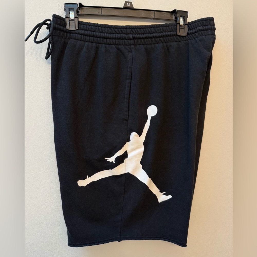 Nike Air Jordan Jumpman Black Shorts Big Logo Adult Sz Medium #1